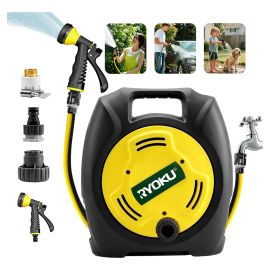 Carretel Mangueira Portátil Ryoku Irrigar Jardim Lavar Carro