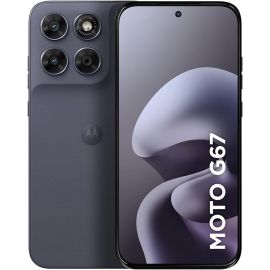Smartphone Motorola Moto G67 5G - 128GB 12GB (4GB RAM + 8GB RAM Boost) camera 50MP Sony Lytia 600, tela 1.5K extreme Amoled 120hz, ultrarresistente - Chumbo
