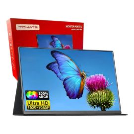 Monitor Portátil 15,6" Tomate MTM-1506 Full HD IPS Ultra Slim USB-C/HDMI
