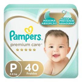 Fralda Pampers Premium Care Tamanho P 40 Unidades