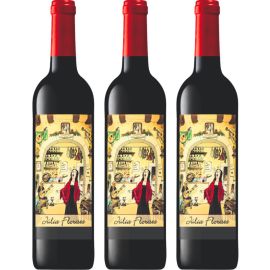 Kit 3x Vinho Português Tinto Julia Florista 750ml - [PIX]