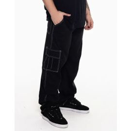 Calça Cargo Masculina Básica Sarja 100% Algodão