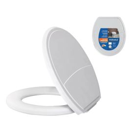 Metasul Assento Sanitário Almofadado Basico Oval Universal Slim Off Cor Branco