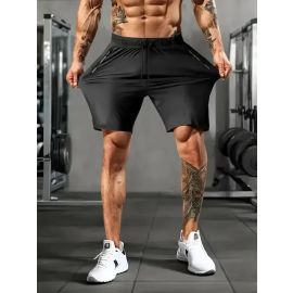 Bermuda Masculina Slim Fit Esportiva Fitness com Elastano St - [PIX]