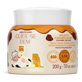 O Boticário Cuide-se Bem Deleite Caramelizado Manteiga Corpo - [PIX]