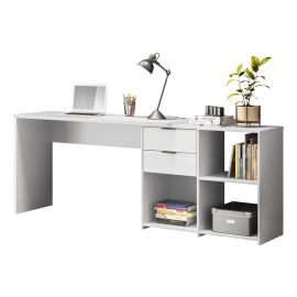 Escrivaninha Mesa Computador Notebook Smart Branco Oferta Branco