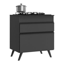 Balcão Cozinha para Cooktop 70cm 1 Porta 1 Gaveta Veneza Multimóveis V3706 - [PIX]