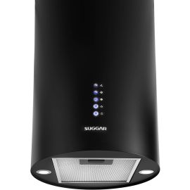 Suggar Coifa Ilha Redonda Quartzo 35 cm Preta 220v Tp3522pt
