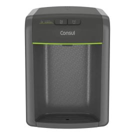 Purificador de água Consul cinza refrigerado com proteção antibactérias CPB34AF
