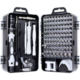 Conjunto de chaves de fenda de precisão 115 em 1 kit