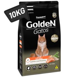 Ração Golden para Gatos Castrados – Sabor Salmão – 10,1kg - [PIX]