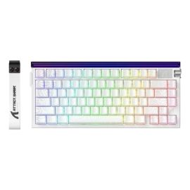 Teclado Gamer Attack Shark R85he Mecânico Usb White Lines