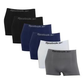 Kit 6 Cuecas Boxer Reebok Classic Microfibra Sem Costura - [PIX]