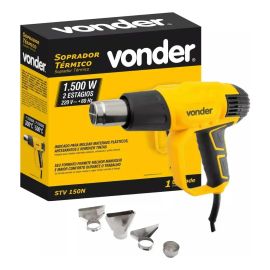 Soprador Térmico Profissional Vonder Stv150 500° + 4 Bocais Cor Preto e Amarelo