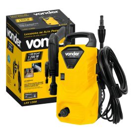 Lavadora de alta pressão Vonder Leve LAV1300 amarela e preta de 1200W - [PIX]