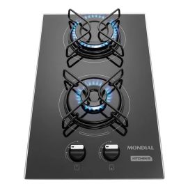 Cooktop A Gás 2 Bocas Mondial Bivolt Ctg-04 Preto