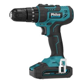 Furadeira Parafusadeira de Impacto Philco PPF21M 21v 10mm Bivolt Cor Azul-petróleo - [PIX]