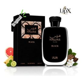 Perfume Árabe Eau de Parfum Rasasi Hawas Black Masculino 100 ml