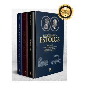 Biblioteca Estoica - Box com 3 Livros - Edição de Luxo Almofadada - Editora Garnier - Capa Dura