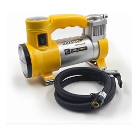 Mini Compressor de Ar Portátil 12v com Lanterna Chiaperini Amarelo 12v - [PIX]