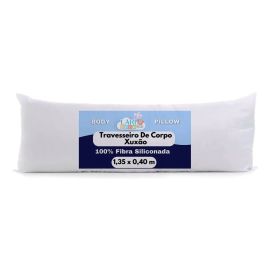 Travesseiro Corpo 100% Silicone e Fronha Xuxão Macio Luxo
