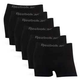 Kit 6 Cuecas Boxer Reebok Classic Microfibra Sem Costura
