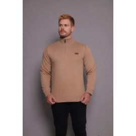 Suéter Masculino Zíper Gola Alta Red Nose