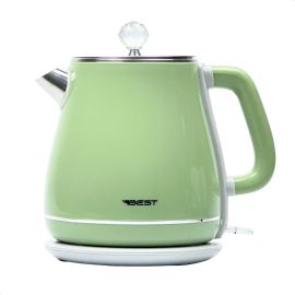 BEST Chaleira Elétrica 1,8L Verde Tampa Removível, 1200W, 127V
