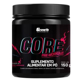 Pré Treino Core 150g Growth Supplements Limonada Rosa