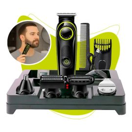 Máquina de Cortar Cabelo Fazer Barba B-Max Bmc036 5 Em 1 Cor Preto - [PIX]
