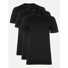 Kit Camisetas Tommy Hilfiger Masculina Essential Preta 3un - [PIX]