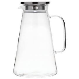 Jarra de Vidro Borossilicato com Tampa de Inox 1,8 Litros