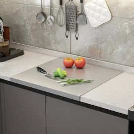 Tábua de Corte em Aço Inox 304 - Cozinha Profissional e Doméstica, Fácil de Limpar