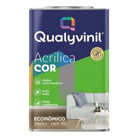 Qualyvinil Acrilica Economica Branco 1,8l Bco Balde Cor Verde-limão