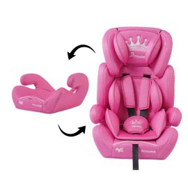 Cadeira de Carro Infantil Assento Elevação Booster Grupos 1,2,3 Passeio 9 a 36kg Maxi Baby - ROSA - [PIX]