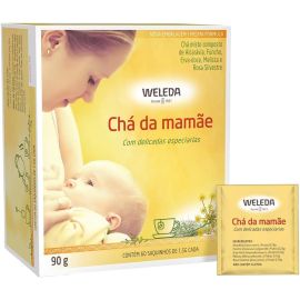 WELEDA Chá da Mamãe 60 sachês | Chá Orgânico para Gestantes e Lactantes | Apoio à Amamentação | Sem Aromas Artificiais | Camomila - [RECORRÊNCIA]