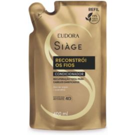 Eudora Siàge Condicionador Reconstrói os Fios 400ml Refil - [RECORRÊNCIA]