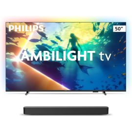 Philips Smart TV Ambilight 50" 4K 50PUG8100/78 + Soundbar TAB4000