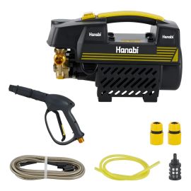 Lavadora Jato Elétrica Alta Pressão Compacta Potente Carro Cor Preto Frequência 50 hz / 60 hz 220
