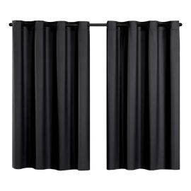 Cortina Blackout de Pvc 2,20m X 1,30m Preto Corta Luz
