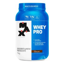 Whey Pro Max Titanium 1kg- Chocolate
