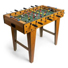 Pebolim de Mesa Portátil Madeira com Marcador de Pontos - [PIX]