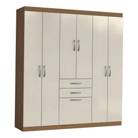 Guarda Roupas Casal 7 Portas 2 Gavetas Lisboa Aramóveis