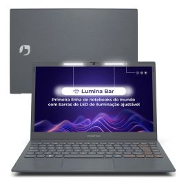 Notebook Positivo Vision C14 Intel® Celeron® Linux 4GB 128GB eMMC 14” HD Lumina BAR – Cinza - [PIX]