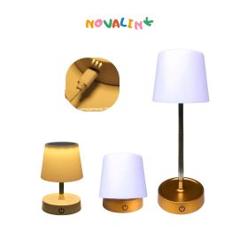 Abajur Recarregável, Touch, com Luz de Led Ajustável