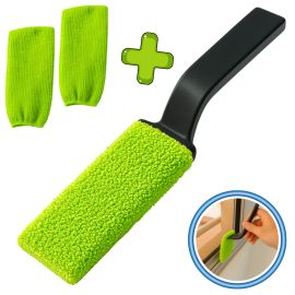 Espátula Limpa Box com Pano de Microfibra | Limpa Trilhos, Box, Cantos e Frestas | Escolha seu Kit