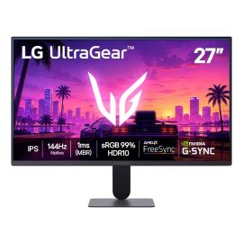 LG UltraGear Monitor Gamer 27" IPS, 144Hz Nativo, 1ms 27G411B