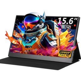 Monitor Gamer Portátil 15.6 1080p FHD IPS com HDMI USB
