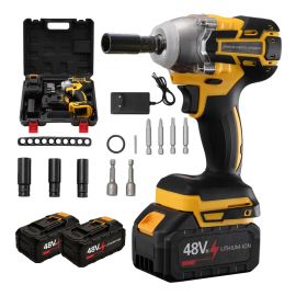 Chave de Impacto A Bateria 48v Profissional Amarelo 48v - [PIX]