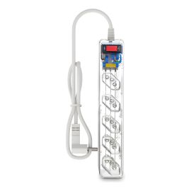 Filtro de Linha iClamper com 5 Tomadas 1m Transparente - [PIX]